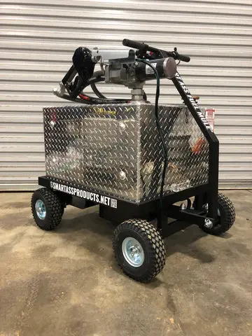 Smart Ass Fuel Mule Aviation Edition | 20' Retractable Static Bonding Reel | 18' Feet Of Antistatic Fuel Hose 1