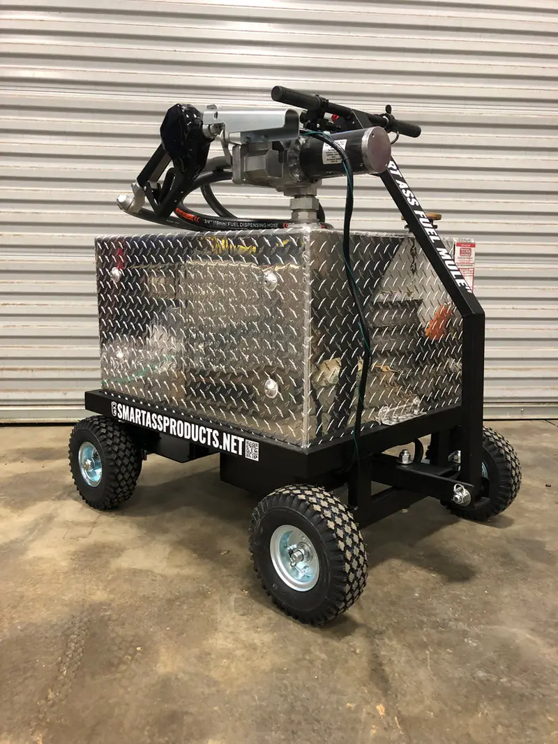 Smart Ass Products - Fuel Mule Electric Gas Caddy - Electric Cart Hauler | 750W Motor 1
