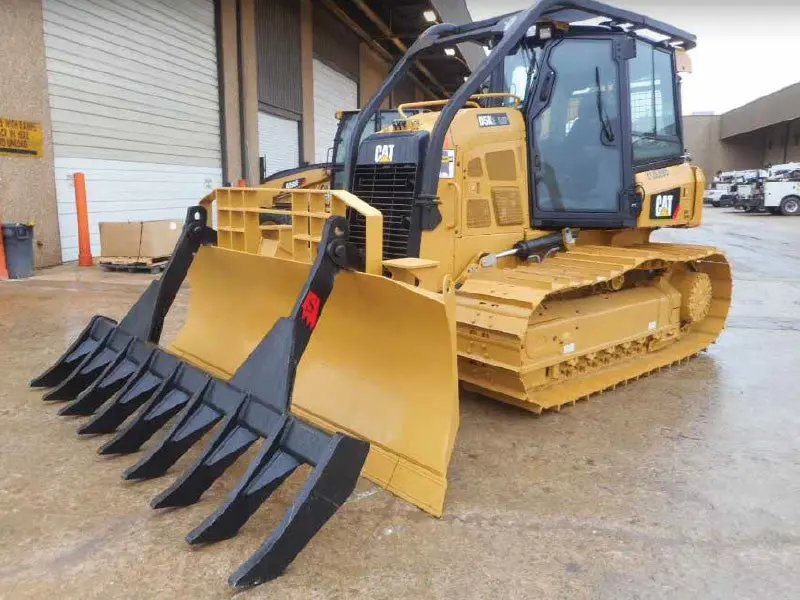 Solesbee’S Multi-Fit Dozer Rake | Width 9'-14' | 2" Tooth Width | Adjustable Pin Settings | For Dozers 1