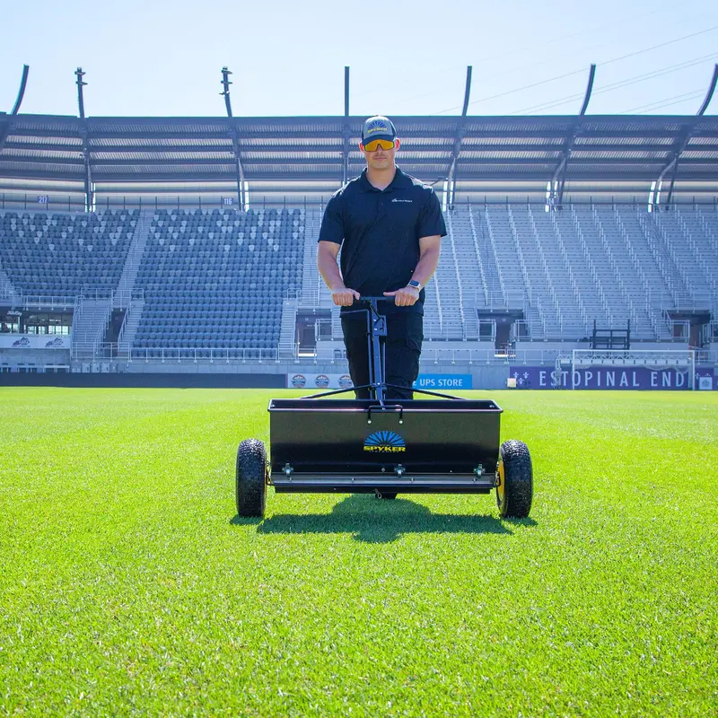 Spyker Pro-Series Drop Spreader | Model P70-12010 | Hopper Capacity 120 Lb. | 36" Spread Width 1