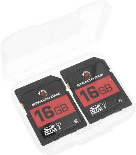 Stealth Cam Sdhc Memory Card - 16Gb 2Pk Super Speed Class 10 1