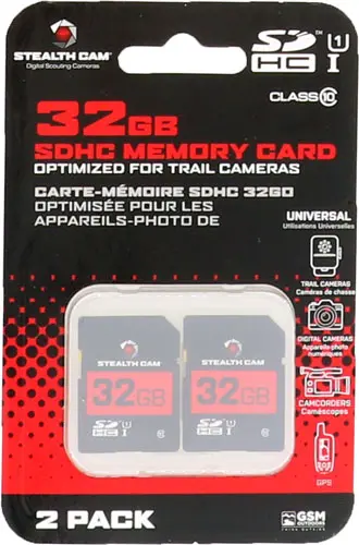 Stealth Cam Sdhc Memory Card - 32Gb 2Pk Super Speed Class 10 1