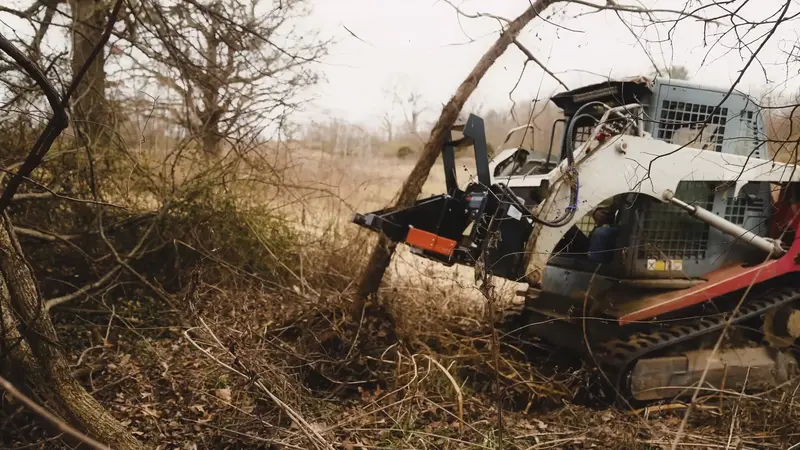 Stout Hd Tree & Post Puller | Jaw Opening Width 12" Inches | Oil Flow Range 12-20 Gpm | For Skid Steers 1