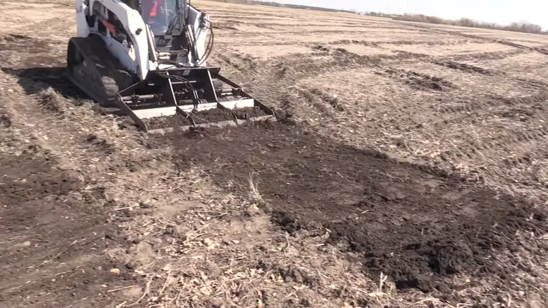 Stout Land Plane | Width 72", 78" & 84" Inches | Front & Rear Cutting Edges | For Skid Steers 1