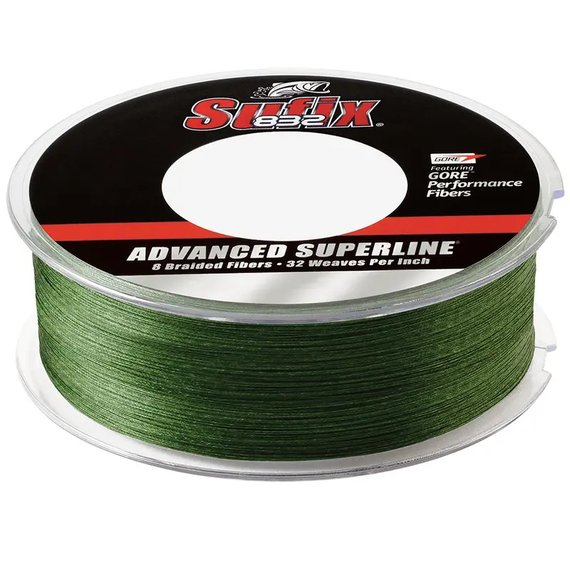 Sufix 832 Braid - 80Lb - Low-Vis Green - 600 Yds [660-280G] 1