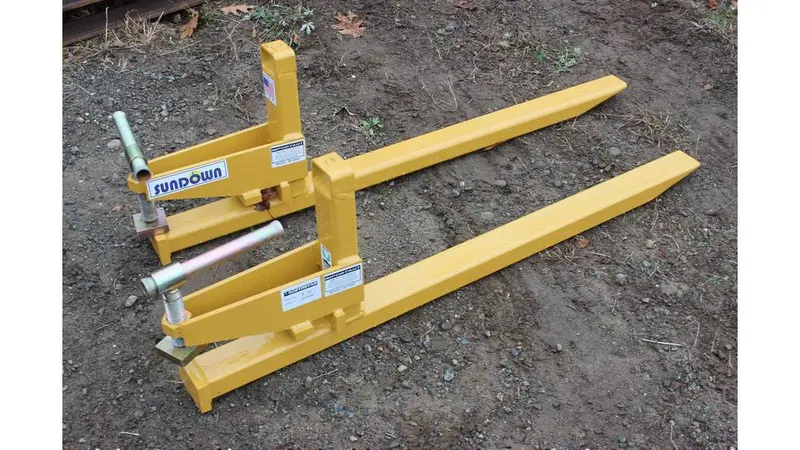 Sundown 3-Point Forklift Attachment | Model Pf-1200 To Pf-3548 | Fork Width 41" To 48" | 25 To 60 Hp | For Tractor 1