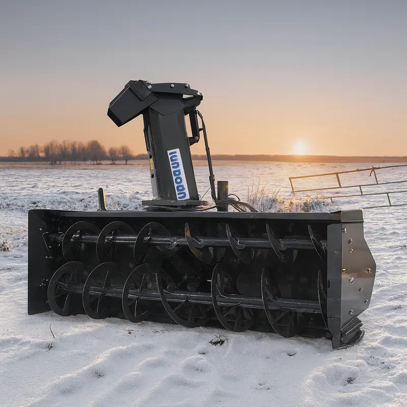 Sundown 3 Point Hitch Mount Commercial Snowblower | Models Sd4097 To Sd4120 | Clearing Width 97" To 120" | 200 Hp | For Tractors 1
