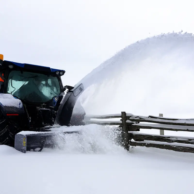 Sundown 3Pt Snowblower | Models Sdsb54pt To Sdsb97pt | Cutting Width 54" To 97" | 25 To 60 Hp | 8 To 12 Gpm | For Tractor & Skid Steer 1