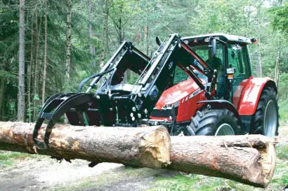 Sundown Forestry Grapple | Model Gr40 | Max Opening 40" | Lift Capacity 2,200 Lbs | 10 To 20 Gpm | 40 To 50 Hp | For Skid Steer & Tractor 1