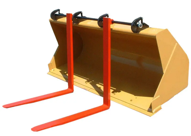 Sundown Heavy-Duty Bracket Mount Bucket Forks | Model Aibf5400 & Aibf7000 | Tine Length 48" | Capacity 5,400 To 7,000 Lbs | For Tractor 1