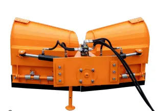 Sundown Standard Vario Snow Plow | Models Cpsv200-Euro To Cpsv290-Euro | Width 78" To 114" | 10 To 20 Gpm | 50 To 120+ Hp | For Tractors & Loader 1