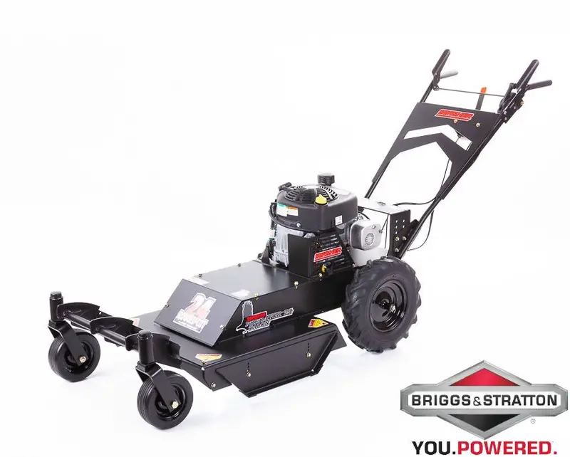 Swisher 11.5 Hp Walk-Behind Rough-Cut Mower | Model Wrc11524bsc | 24″ Cutting Width | 4-Speed Transmission With Reverse | Heavy-Duty Brush Clearing 1
