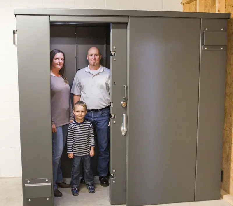 Swisher 14-Person Esp Safety Shelter | Model Sr84x084g | 87" External Length | Ef5 Tornado Protection | Up To 14-Person Capacity | Fema & Nssa Certified Safe Room 1
