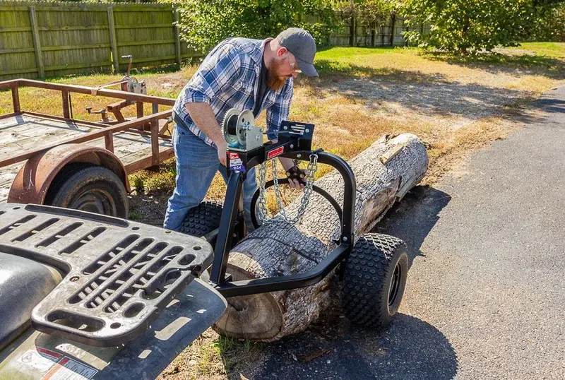 Swisher Atv Log Skidder |Length 70" | Width 34" | Capacity 1200 Lb | 15-20 Hp | For Atvs/Utvs 1