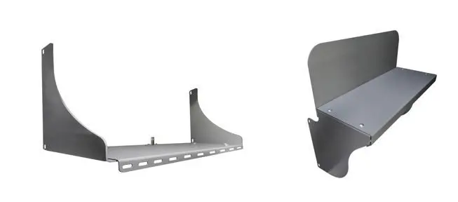 Swisher Esp Safety Shelter Accessories | Large & Small Shelves + Bench + Deluxe & Standard Gun Racks | Bolt-On Steel Construction | Customizable Placement | For All Swisher Esp Shelters 6