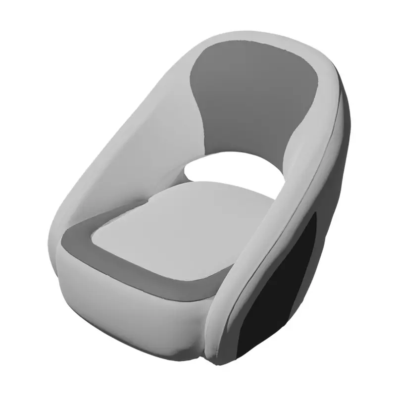 Taco Caladesi Smooth Bucket Seat - White/Grey [Ba225wht-Gry] 1
