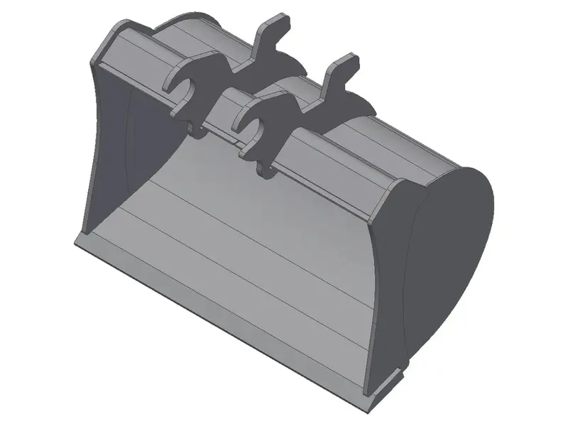 Tag Ditch Bucket | Wedge Lock Grading | 30"–48" Width | 125–600 Lbs | 1.5–7 Ton | For Deere & Hitachi Excavators 1