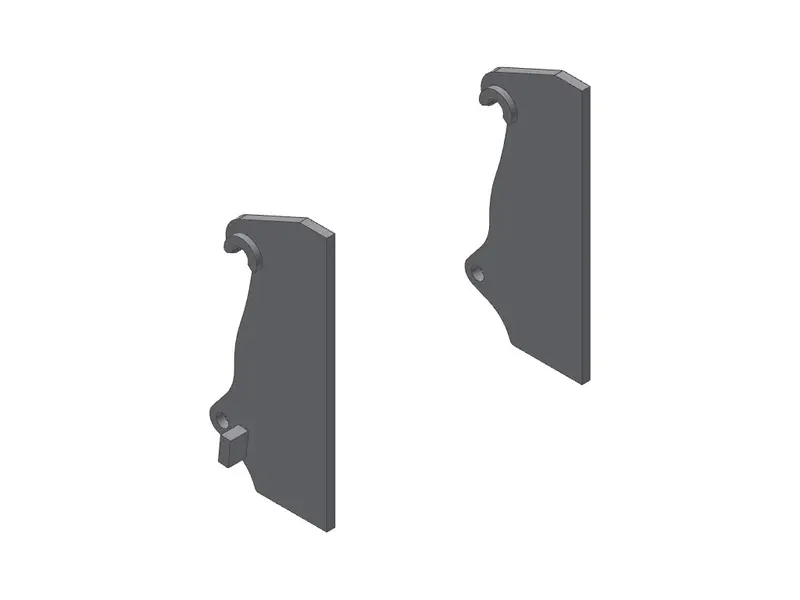 Tag Non-Profiled Female Quick Coupler (Qc) Adapter Blanks | Fqcb Series | Machine Size 15-80 Tons | For Wheel Loaders 1