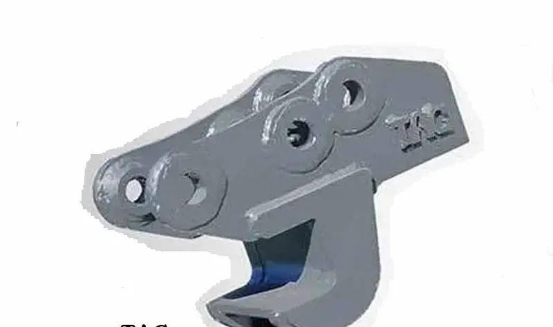 Tag Quick Coupler | Manual Hook 1.25" Pin | 8.125" X 4.5" Opening | 3–7 Ton | For Excavators 1