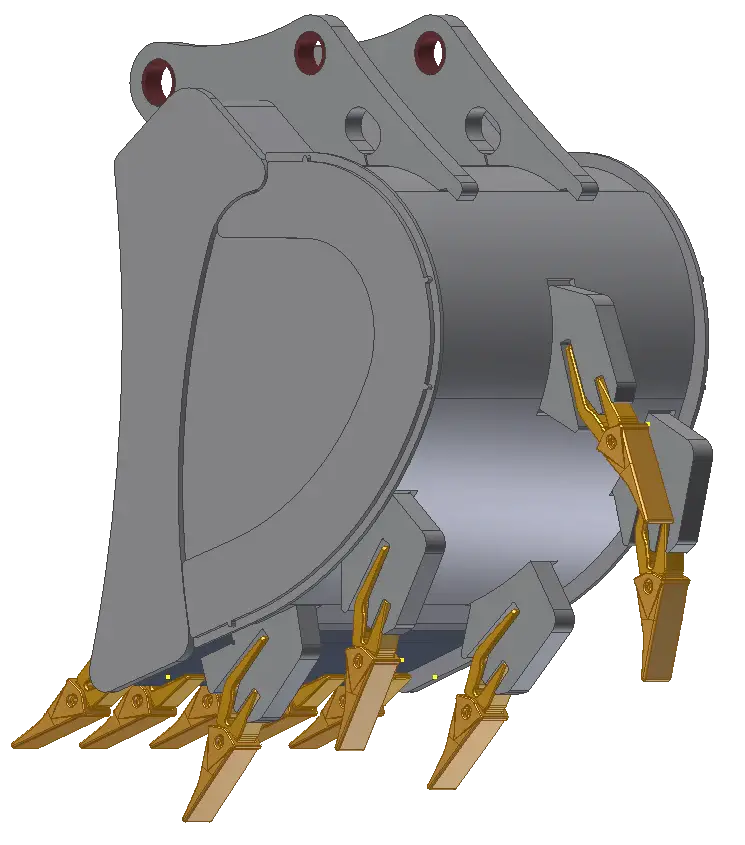 Tag Sdr Ripping Buckets | Width 12"–36" | Capacity 3.95–12.00 Cubic Ft | Machine Size 7-20 Tons | For Backhoes 1