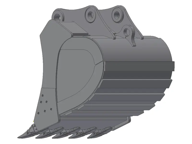 Tag Severe Duty Rock Bucket | Width 36"-84" | Machine Size 60-70 Ton | For Excavators 2