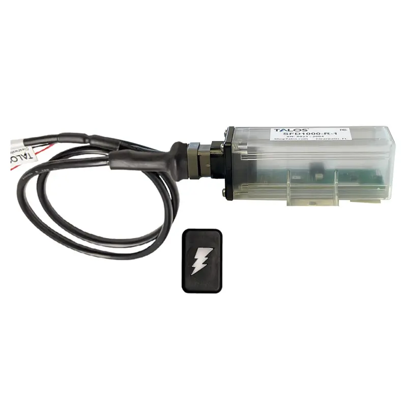 Talos Remote Housing Lightning Detection System W/10' Cable - Black Rectangular Indicator W/Translucent Housing [Sfd1000r-T1-Br-Bl-10Ft] 1