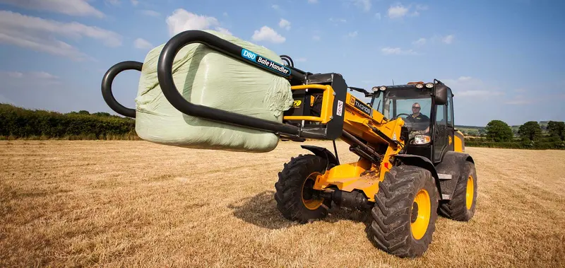 Tanco Bale Handler | Model D80 & D85 | Width 62" | 20-60 Gpm | 40-60 Hp | For Skid Steers, Tractors & Loaders 1