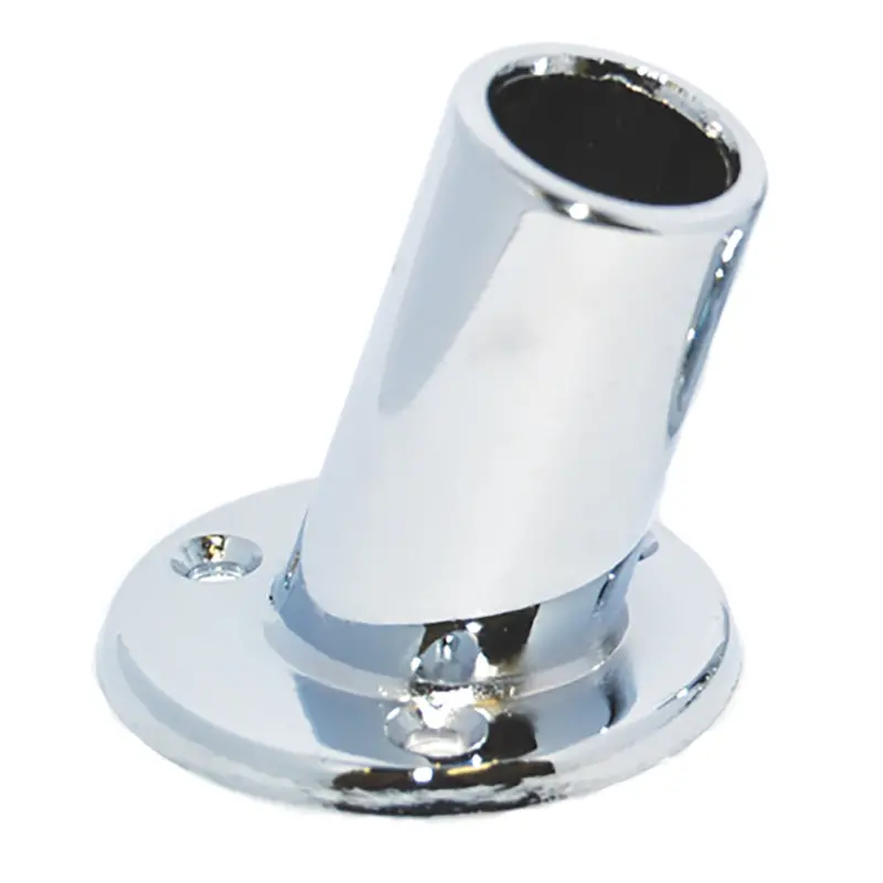 Taylor Made 1" Slanted Chrome Plated Flag Pole Socket [962] 1