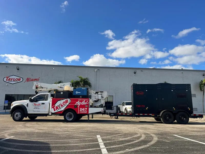 Taylor Power System Trailer Mounted Mobile Generator | Model Tm-170 | Horsepower 224 Hp | Standby Power 170Kw 1