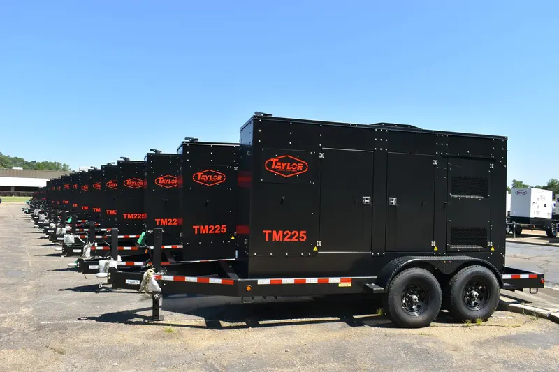 Taylor Power System Trailer Mounted Mobile Generator | Model Tm-225 | Horsepower 299 Hp | Standby Power 225Kw 1