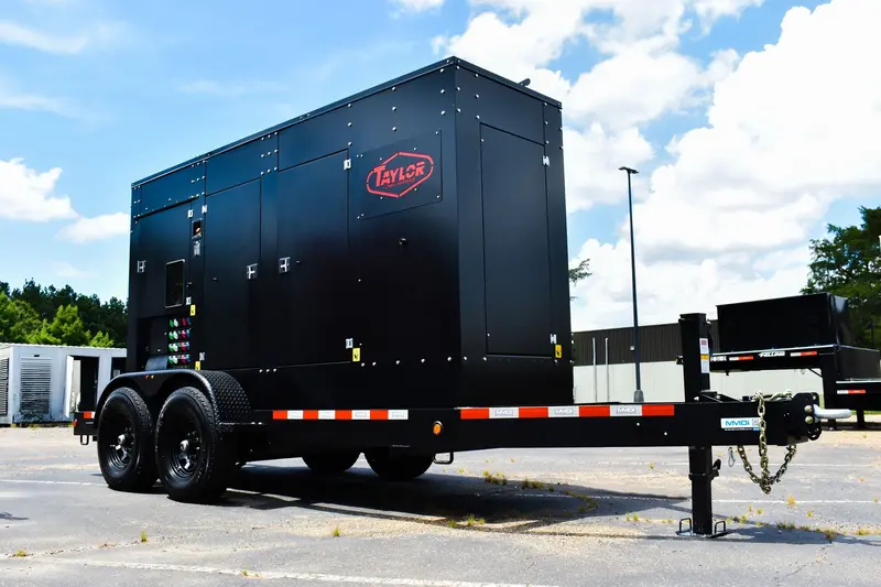 Taylor Power System Trailer Mounted Mobile Generator | Model Tm-250 | Fuel Capacity 283 Gallons | Standby Power 220Kw 1