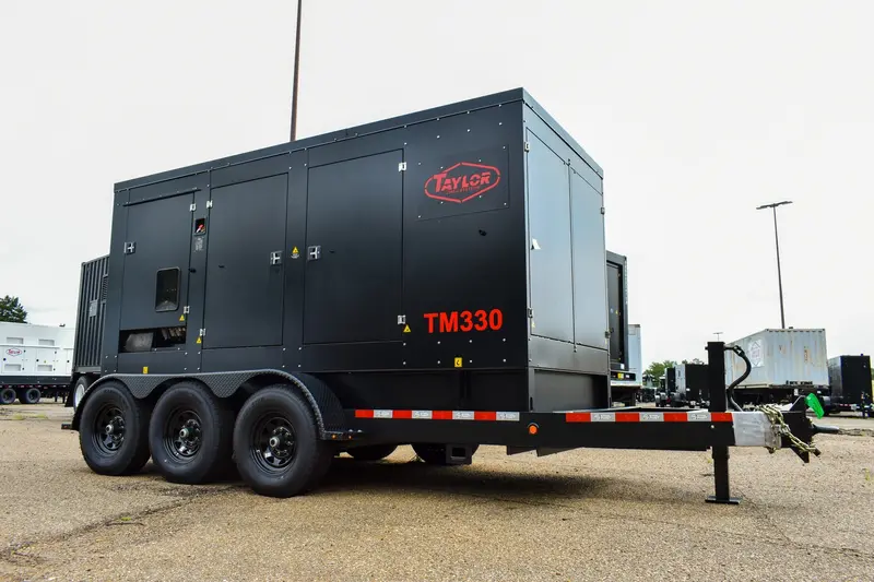 Taylor Power System Trailer Mounted Mobile Generator | Model Tm-330 | Horsepower 443 | Standby Power 263Kw (329 Kva) 1