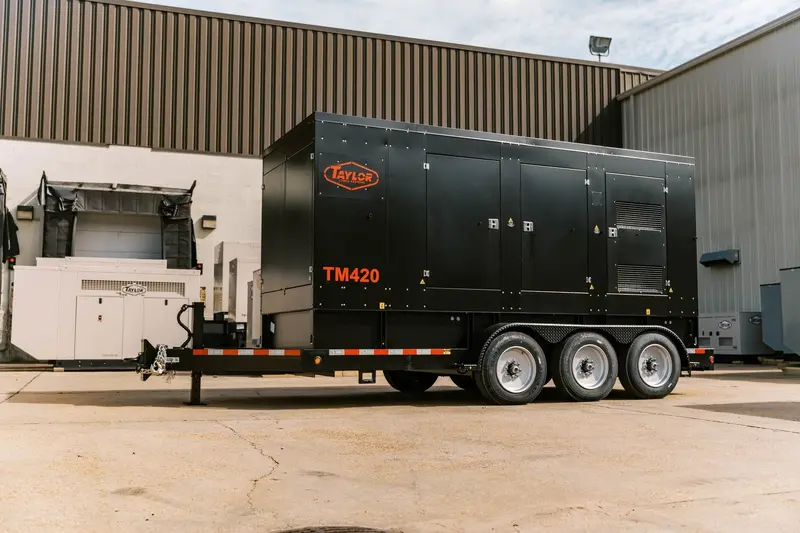 Taylor Power System Trailer Mounted Mobile Generator | Model Tm-420 | Horsepower 570 Hp | Standby Power 334Kw (418 Kva) 1