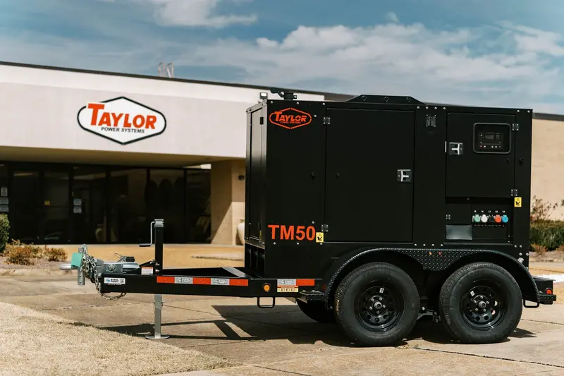 Taylor Power System Trailer Mounted Mobile Generator | Model Tm-50 | Horsepower 63 Hp | Standby Power 50Kw 1