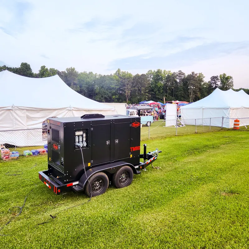 Taylor Power System Trailer Mounted Mobile Generator | Model Tm-80 | Horsepower 100 Hp | Standby Power 80Kw 1