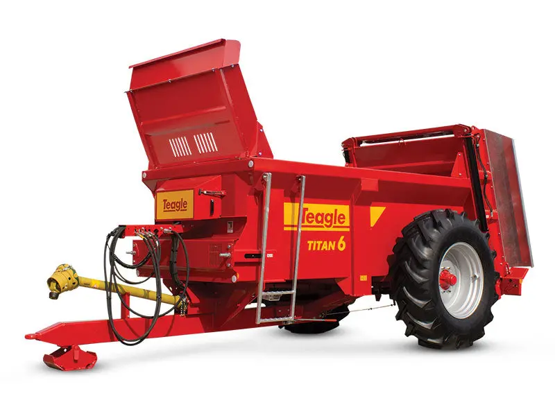 Teagle | Titan Muck Spreader | Titan Series | Models 6 To 17 | Capacity 6.3M³ To 20.1M³ | 90 To 150+ Hp | For Tractors 1