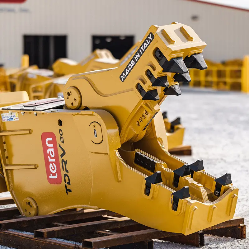 Teran 4400" Lbs Tdrv20 Rotating Pulverizer, Excavator Attach 2