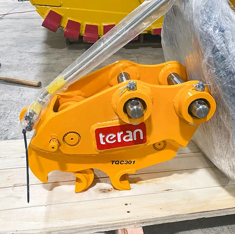 Teran Caterpillar Excavator Quick Coupler | Model Tqc-301 To Tqc-374 | High-Strength Steel | For Excavators 1