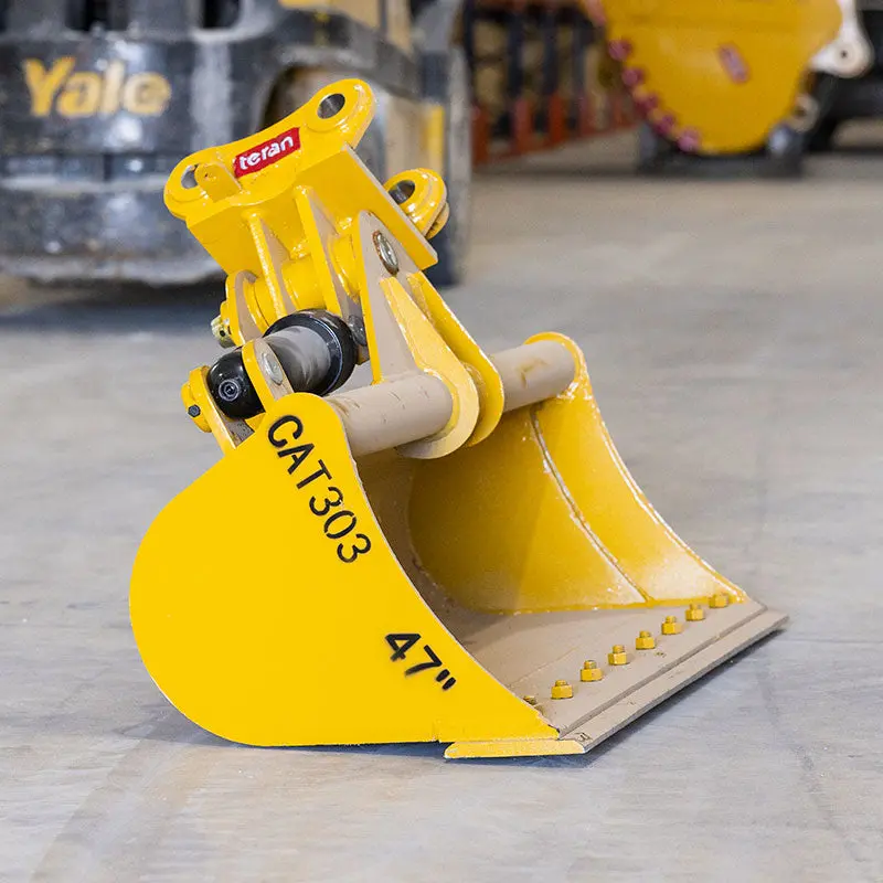 Teran Caterpillar Tilt Bucket | Model Bkt-303 To Bkt-320 | Bucket Width 47", 48" 59" 60" & 70" Inches | Capacity 0.26 To 1.17 Cubic Meters | For Excavators 1