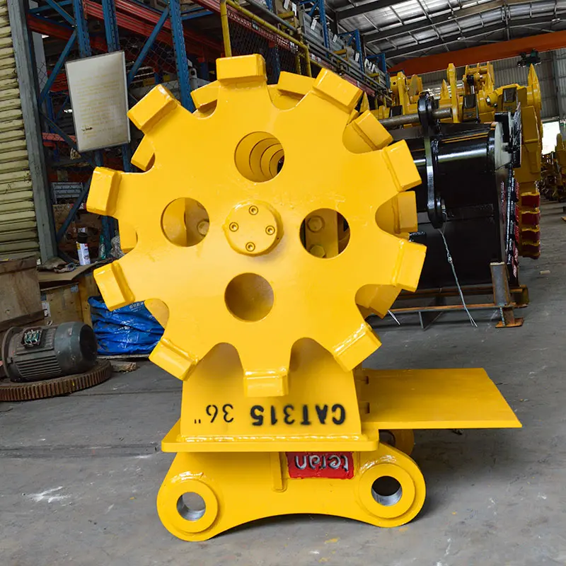 Teran Compactor Wheel | Model Cw-315 | Wheel Size 24" & 36" Inches| Wheel Count 3 & 5 Wheels | For Excavators 1