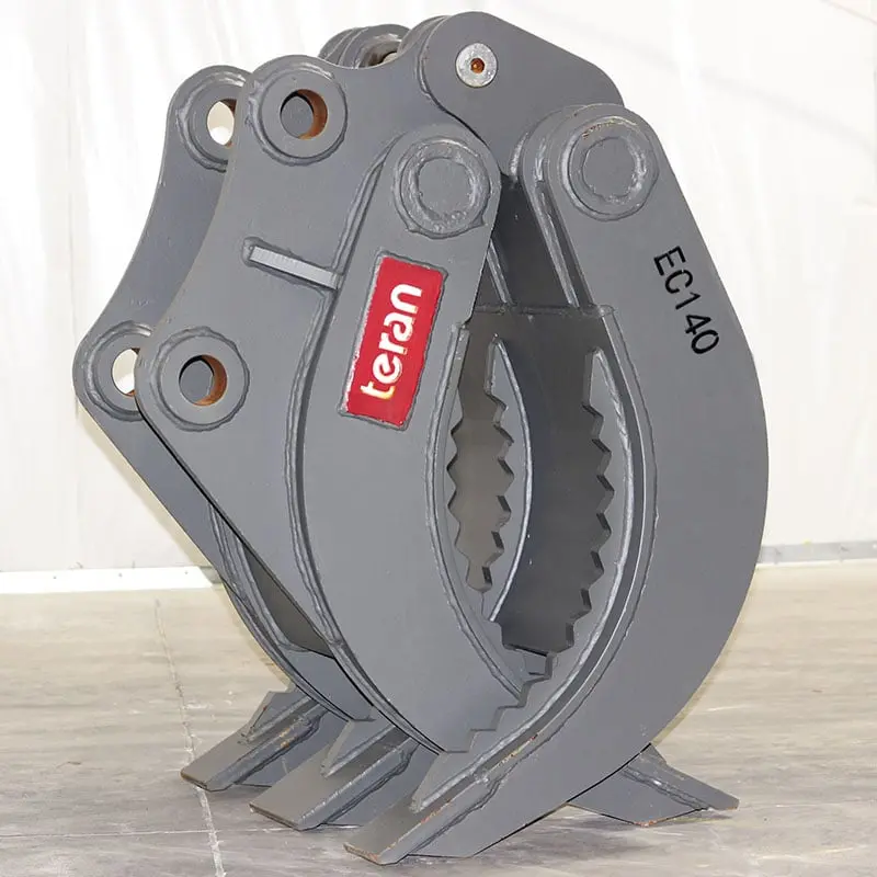 Teran Grapple Attachment | Model Grapple-Ec14035 | Digging Width 35" Inch | Operating Pressure 2200-3200 Psi | For Excavators 1