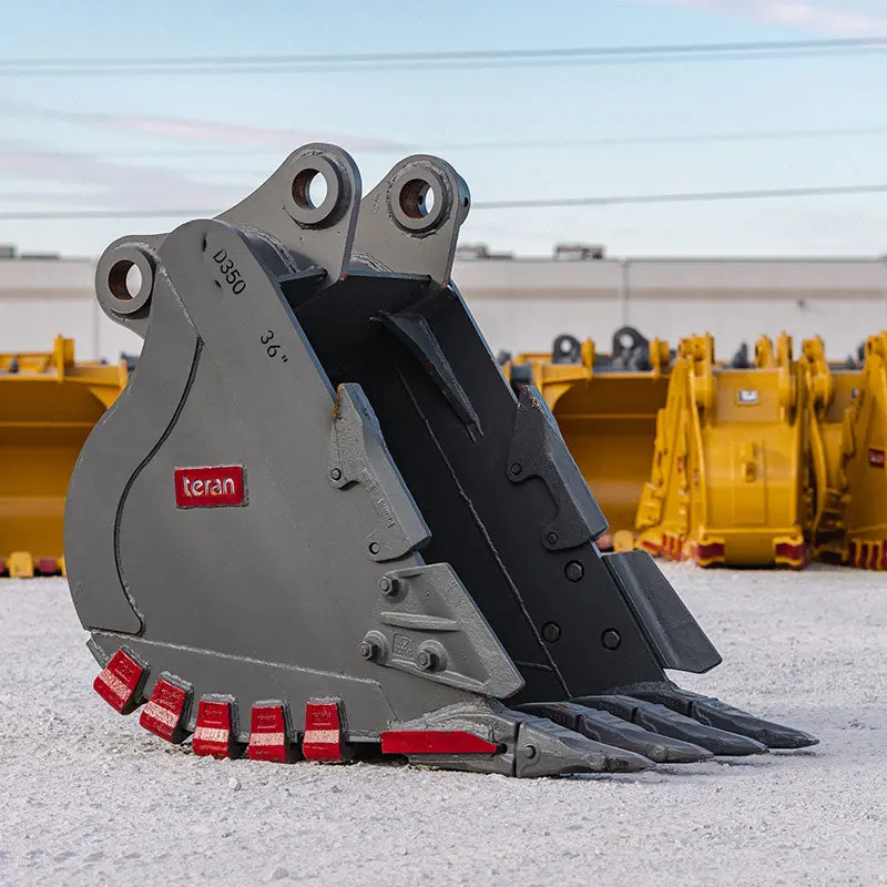 Teran Heavy-Duty Excavator Bucket | Model Bkt-Jd350 Hd | 24" To 66" Inch Digging | Capacity 0.54 To 1.80 Cubic Meters | For Excavators 5