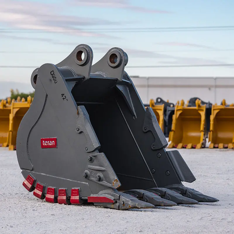 Teran Heavy-Duty Excavator Bucket | Model Bkt-Jd350 Hd | 24" To 66" Inch Digging | Capacity 0.54 To 1.80 Cubic Meters | For Excavators 7