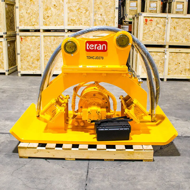Teran Hydraulic Compactor | Model Tdhc-Jd270 | Replaceable Teeth & Blades | Compatibility 24-35 Tons | For Excavators 1