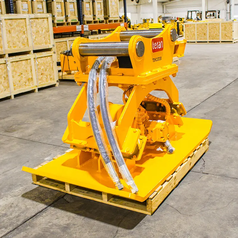 Teran Hydraulic Compactor | Model Tdhc-Jd350 | Replaceable Teeth & Blades | Compatibility 24-35 Tons | For Excavators 1