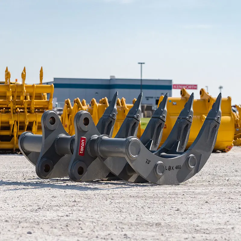 Teran Link Belt Excavator Root Rake | Model Rake-Lbx460 | Width 73" Inches | Nm400 Tines | For Excavators 1