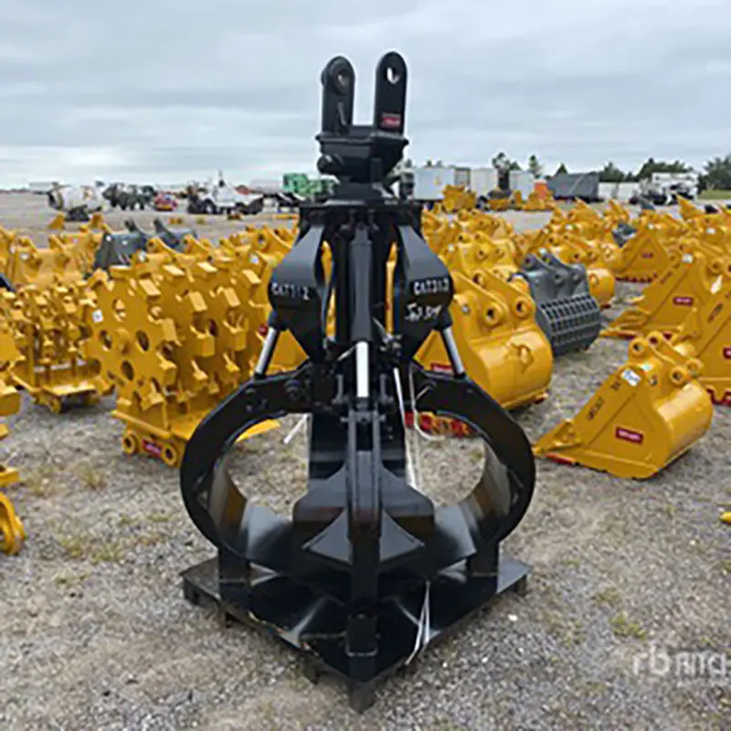 Teran Orange Peel Grapple Attachment | Model 320 & 312 | Bucket Width 93"  & 80" Inch | High-Strength Steel | For Excavators 1