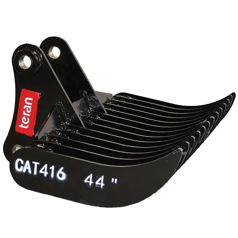 Teran Rake | Model Rake-416 | Width 44" Inches | High-Strength Steel | For Excavators 1