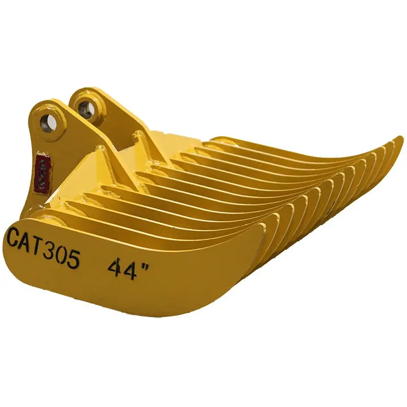 Teran Rake & Root Rake | Model Rake-305 | Width 44" & 47" Inches | For Excavators 1