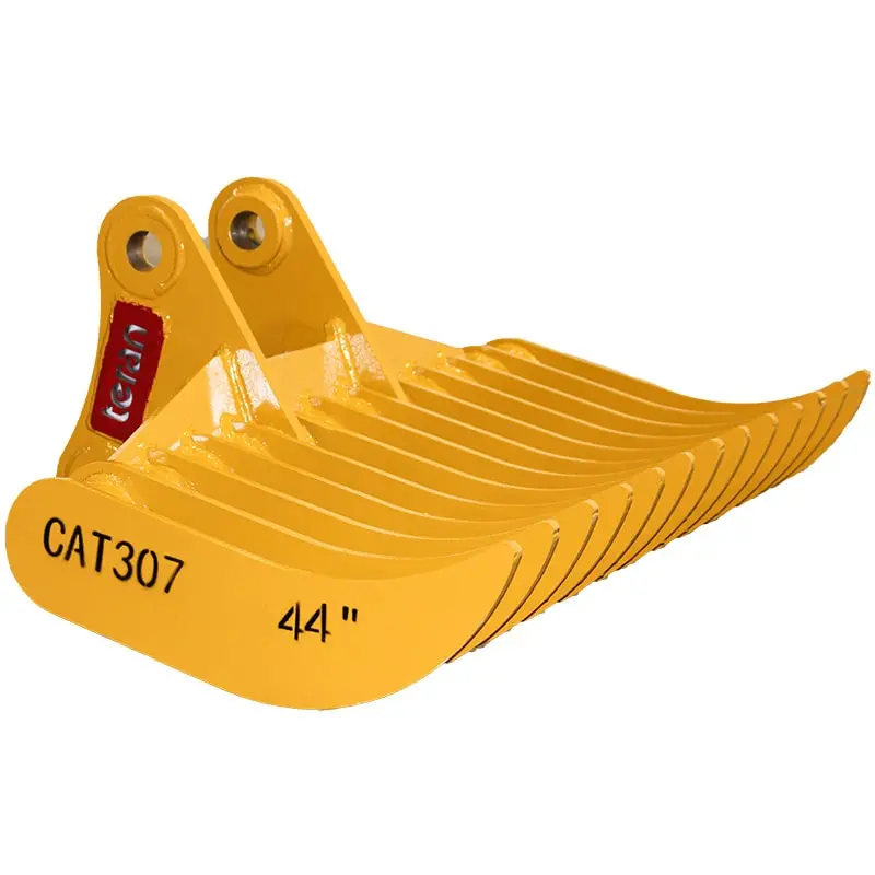 Teran Rake & Root Rake | Model Rake-307 | Width 45" & 48" Inches | For Excavators 1